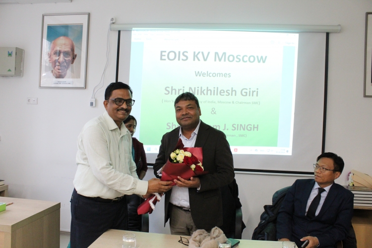 Visit of Deputy Chief of Mission and Chairperson SMC EOIS Moscow, Mr. Nikhilesh Giri